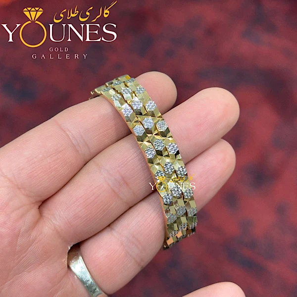 النگو طلای الیزا تراش دار